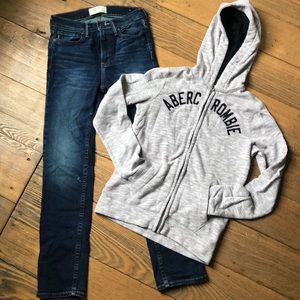 Abercrombie Kids Hoodie and Slim Straight Jeans